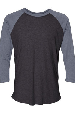 Next Level 6051 - Unisex Tri-Blend Three-Quarter Sleeve Raglan Tee 