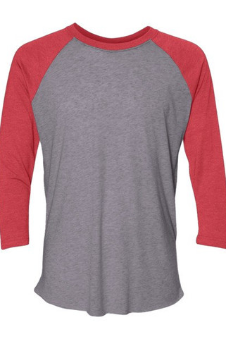 Next Level 6051 - Unisex Tri-Blend Three-Quarter Sleeve Raglan Tee