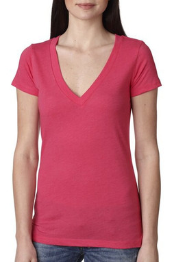 Next Level 6740 - Ultimate Comfort Triblend V-Neck Tee for Women