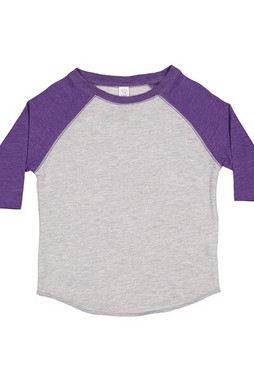 Rabbit Skins 3330 - Toddler Fine Jersey Three-Quarter Sleeve Baseball T-Shirt