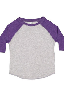 Rabbit Skins 3330 - Toddler Fine Jersey Three-Quarter Sleeve Baseball T-Shirt