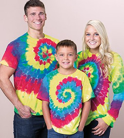 Dyenomite 200MS - Adult Multi-Spiral Short Sleeve Tee