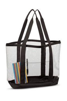 Liberty Bags 7009 - Comfortable Clear PVC Tote with Padded Straps