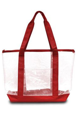 Liberty Bags 7009 - Comfortable Clear PVC Tote with Padded Straps