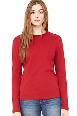 Bella+Canvas B6500 - Womens Jersey Long Sleeve Tee