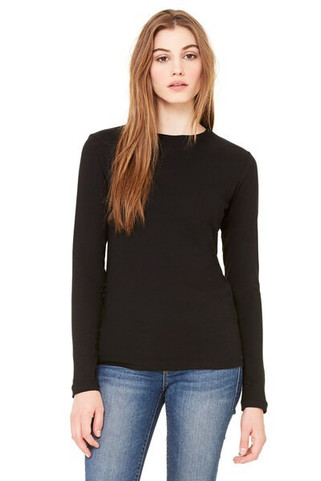 Bella+Canvas B6500 - Womens Jersey Long Sleeve Tee