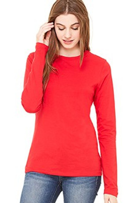 Bella+Canvas B6500 - Women's Jersey Long Sleeve Tee
