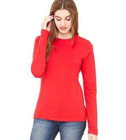Bella+Canvas B6500 - Womens Jersey Long Sleeve Tee