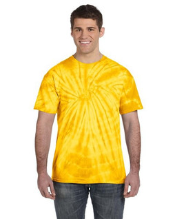 Tie dye gildan t-shirts for men green