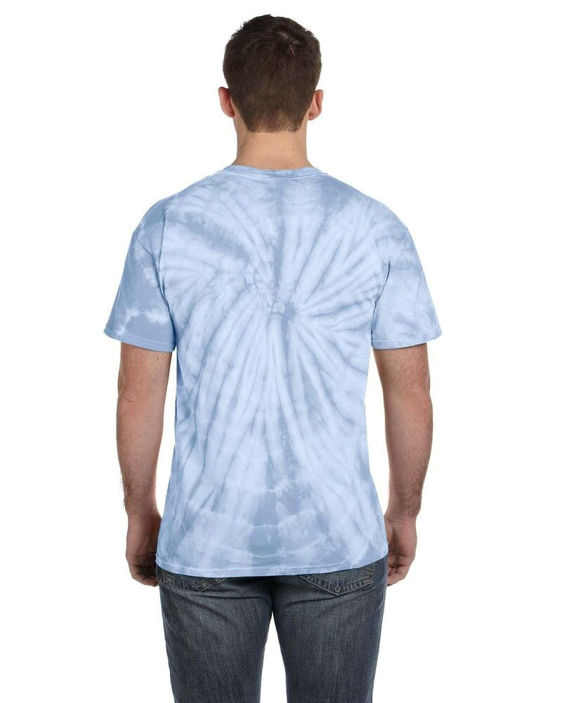 Colortone T1000 - Spider Tie Dye Adult Tee - Baby Blue