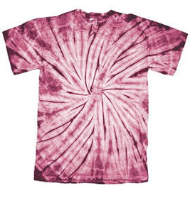 Colortone T1000 - Remera teñida como tela de araña para adultos