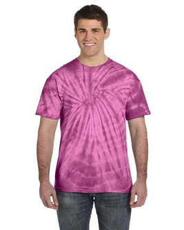 Colortone T1000 - Remera teñida como tela de araña para adultos