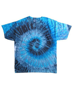 Colortone T1001 - Remera multicolor teñida para adultos