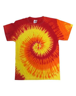 Colortone T1001Y - Remera teñida multicolor para jóvenes