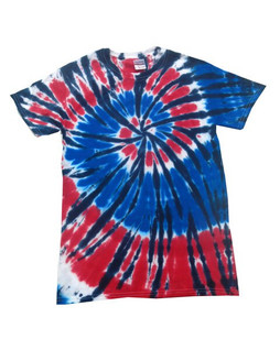 Colortone T1001Y - Remera teñida multicolor para jóvenes