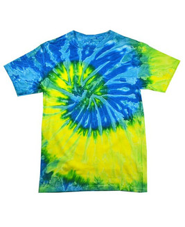 Colortone T1001Y - Remera teñida multicolor para jóvenes