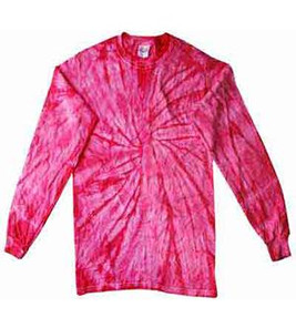 Colortone T2000 - SPIDER TIE DYE ADULT LONG SLEEVE