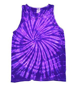 Colortone T3500 - Camiseta Sin Mangas de Algodón Tie Dye