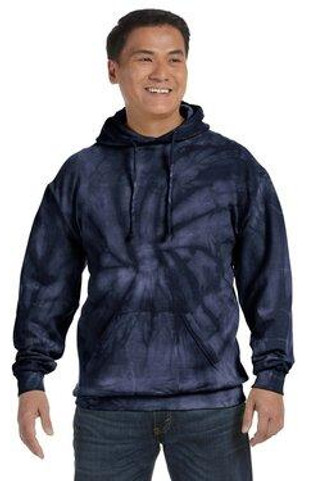 Colortone T8777 - SPIDER TIE DYE ADULT HOOD