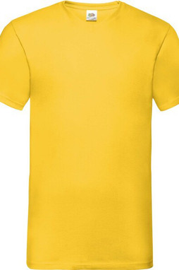 Fruit of the Loom SC22V - T-Shirt Homme Col V Coton