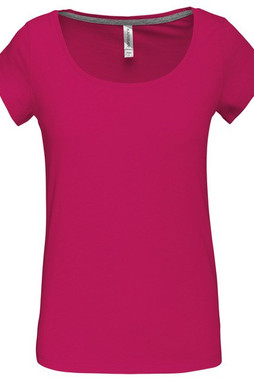 Kariban K384 - T-shirt donna a maniche corte e scollo a barchetta
