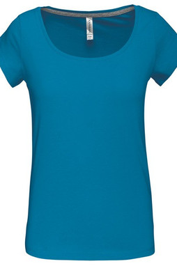 Kariban K384 - Dames-t-shirt korte mouwen met boothals