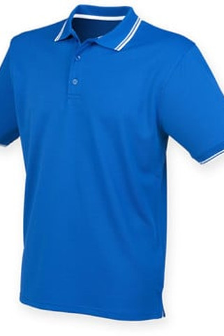 Henbury H482 - Coolplus® Tipped Polo Shirt