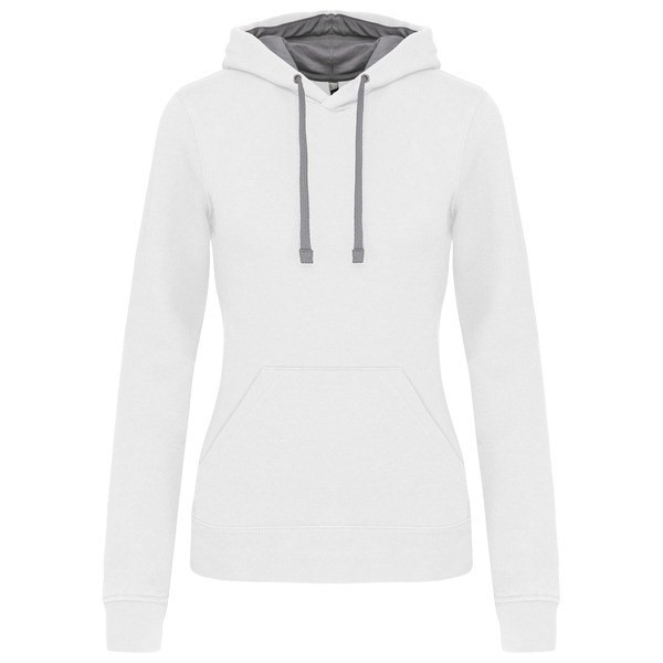Kariban K465 - Sweat-shirt capuche contrastée femme
