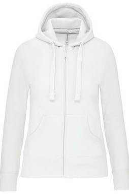 Kariban K464 - Ladies hooded full zip sweatshirt