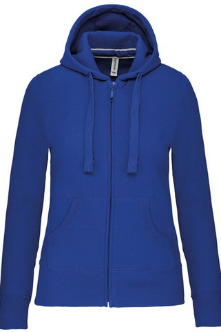 Kariban K464 - Ladies hooded full zip sweatshirt