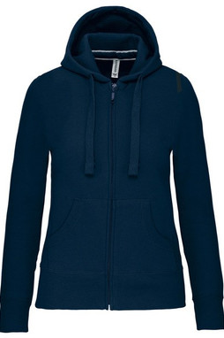 Kariban K464 - Ladies hooded full zip sweatshirt