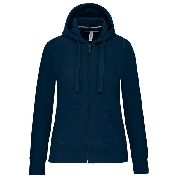 Kariban K464 - Ladies' hooded full zip sweatshirt