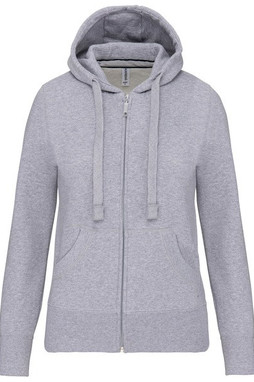 Kariban K464 - Sweatshirt de senhora com fecho e capuz