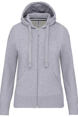 Kariban K464 - Ladies' hooded full zip sweatshirt