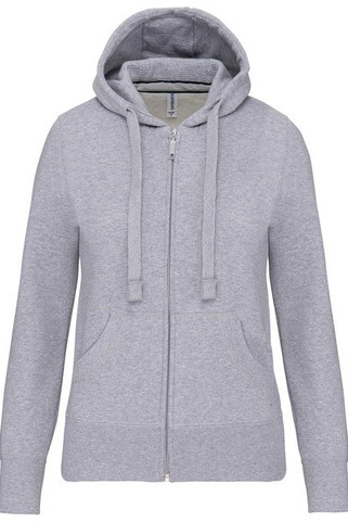 Kariban K464 - Ladies hooded full zip sweatshirt