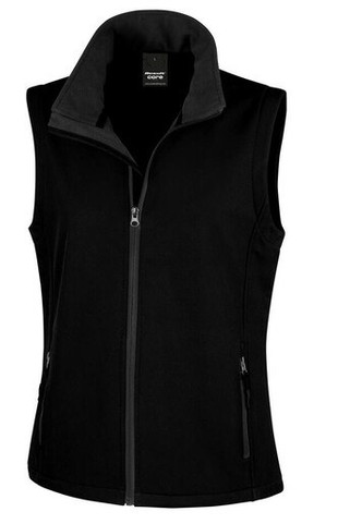 Result R232F - Ladies Slim Fit Softshell Bodywarmer with Zip Pockets
