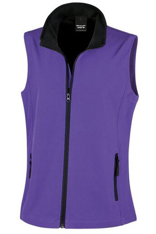 Result R232F - Ladies Slim Fit Softshell Bodywarmer with Zip Pockets