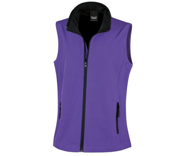Result R232F - Ladies Slim Fit Softshell Bodywarmer with Zip Pockets