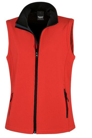 Result R232F - Ladies Slim Fit Softshell Bodywarmer with Zip Pockets