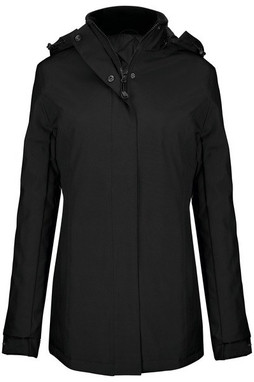 Kariban K6108 - Elegant Damparkas med Avtagbar Huva och Fleecefoder