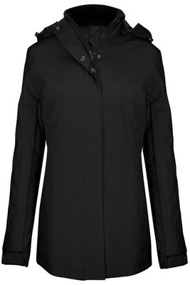 Kariban K6108 - Women's Quilted Parka with Detachable Hood
