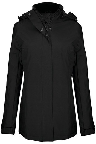 Kariban K6108 - Womens Quilted Parka with Detachable Hood