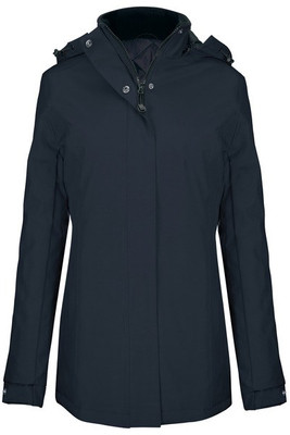 Kariban K6108 - Women's Quilted Parka with Detachable Hood