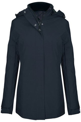 Kariban K6108 - Womens Quilted Parka with Detachable Hood