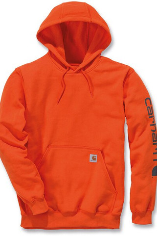 Carhartt CARK288 - MIDWEIGHT SIGNATURE SLEEVE LOGO HOODED SWEATSHIRT