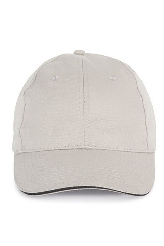 K-up KP153 - 6-Panel Kinderkappe mit Kontrast-Sandwichschirm