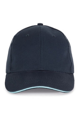 K-up KP153 - CASQUETTE AVEC SANDWICH CONTRASTÉ - 6 PANNEAUX