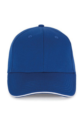 K-up KP153 - 6-Panel Kinderkappe mit Kontrast-Sandwichschirm