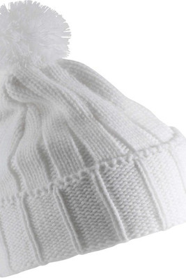 K-up KP519 - Warme Acryl Muts met Stijlvolle Pompon