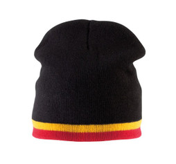 K-up KP515 - BEANIE HAT WITH BI-COLOUR BOTTOM BAND